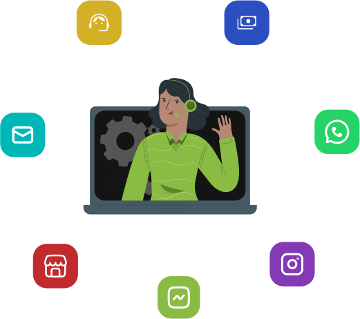 Ilustracion Conexa Virtual